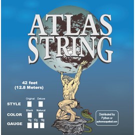 Python Atlas Deluxe Racquetball String (Natural, 17g) (42 ft.)