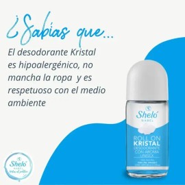 Roll On Desodorante Unisex Con Aroma+aceite De Papa Shelo Na Alumbre
