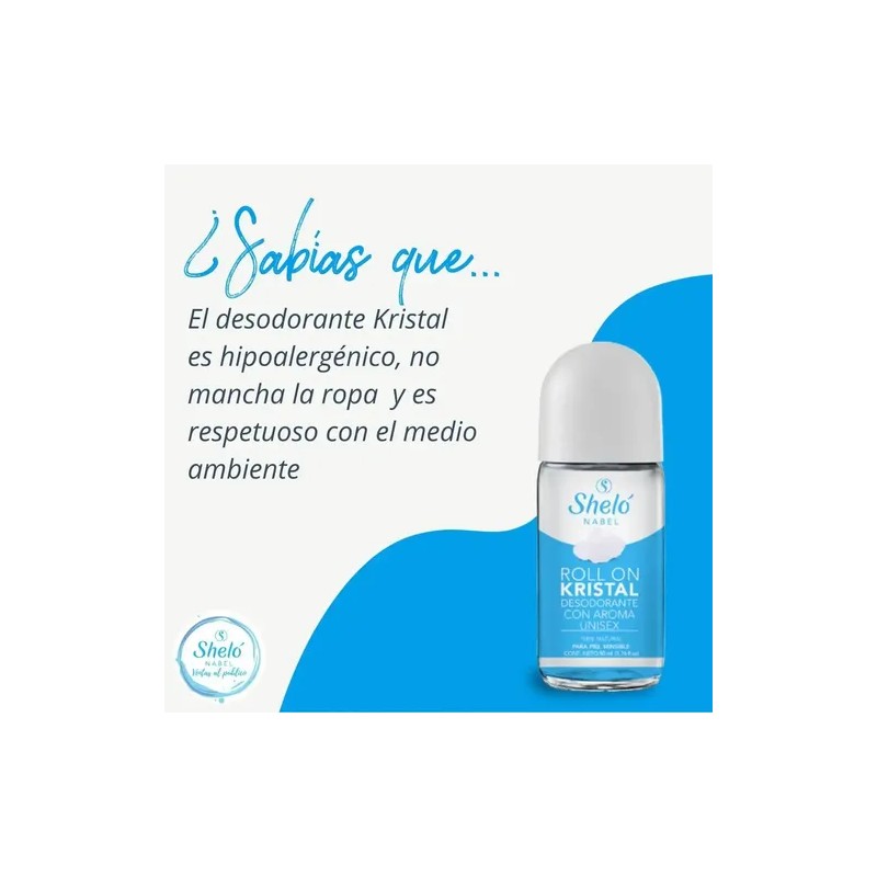 Roll On Desodorante Unisex Con Aroma+aceite De Papa Shelo Na