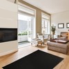 Furnish my Place Modern Indoor/Outdoor Solid Black Rug, Modern Area