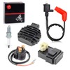 CDI Box Ignition Coil Voltage Regulator Rectifier Relay Kit Compatible