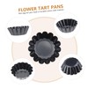 iplusmile 12pcs Non Stick Carbon Steel Mini Tart Molds for