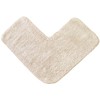 Allure Corner Shower Mat – 100% Cotton L-Shaped Bath Mat