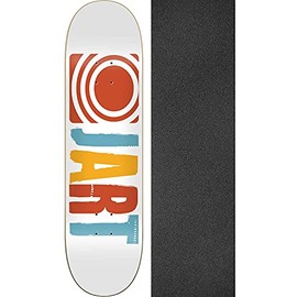 Jart Skateboards Classic Skateboard Deck - 8" x 31.85" with Black Magic Black Griptape - Bundle of 2 Items