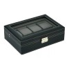 Unbranded Oversized 8 Watch Display Leather Case Organizer Box Large