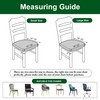 CRFATOP Waterproof Dining Chair Seat Covers Set of 4, Stretch