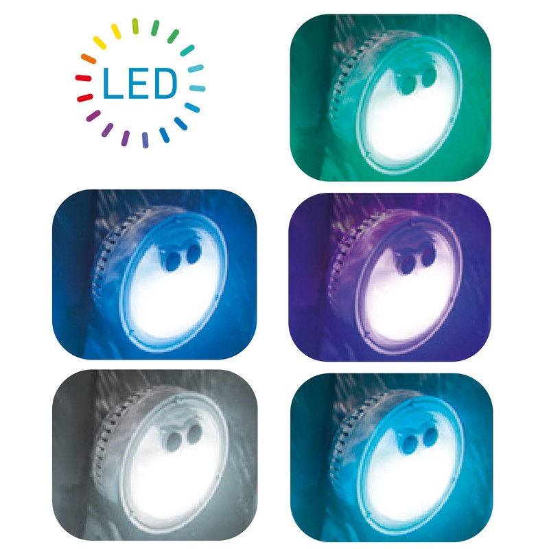 Intex 28503 PureSpa™ Hot Tub Multicolor LED Spa Light, White