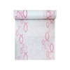 Fleece Table Runner Fish White / Pink for Christening Confirmation
