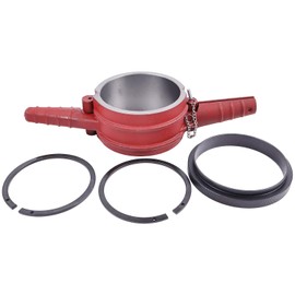 WQSING 7040 Piston Ring Compressor Set for CAT Caterpillar 3400 C-15 Cummins ISX QSX 5.4" Bore Tool Adapter Anti-Polishing Ring PT-7040 5394454 5299448 5299447 5299339