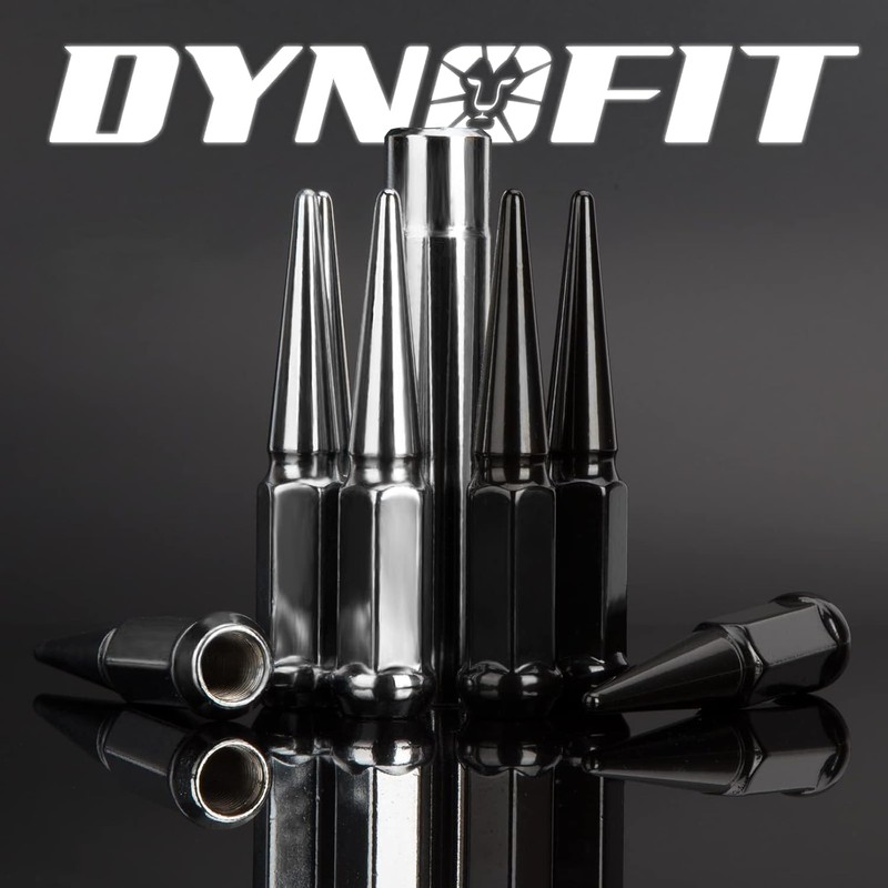 Dynofit 14mmx1.5 Wheel Spike Lug Nuts for Chevy Silverado Sierra