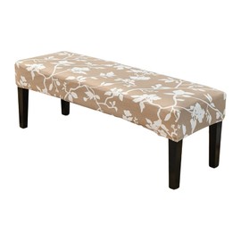 Eco-Ancheng Chair Cover Dining Bench Cover Removable Bench Slipcover Dining Chair Covers Stretch Bench Seat Furniture Protector Dining Chair Slipcovers for Living Room and Kitchen