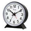 Equity 14075 Black Analog Wind-Up Alarm Clock