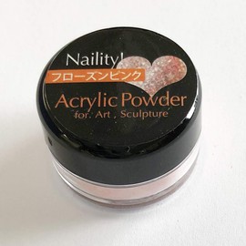 ネイリティ! ネイル用パウダー アクリルカラーパウダー フローズンピンク 3g