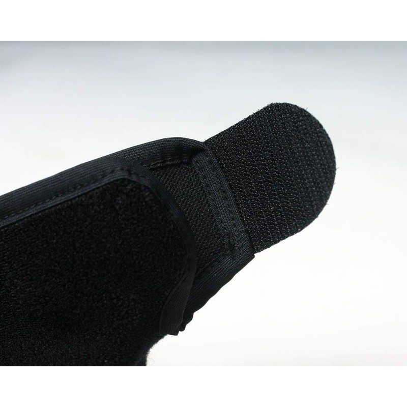 Kendoya W Guard Heel Canvas Black Kendo Double Guard Heel