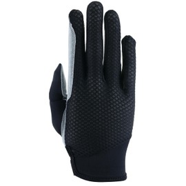 Roeckl Sports Lokaier Women's Summer Riding Gloves, Black 8.5