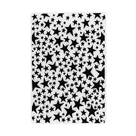 Embossing Folder | 15 cm x 10 cm | Suitable for Standard Embossing and Punching Machines (Stars)