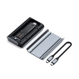 Satechi M.2 Case, USB4 NVMe SSD Pro Case, 40Gbps, Supports up to 16TB Aluminum Case with Silicone Pin, Polycarbonate Casing for Sizes 2280/2260/2242/2230mm, Support UASP SSD Trim (SSD Not Included)