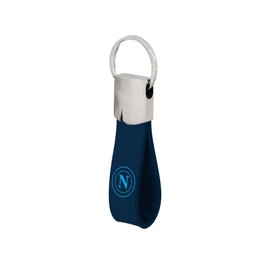 SSC NAPOLI Napoli Logo SSCN Navy Rubber Metal Keyring