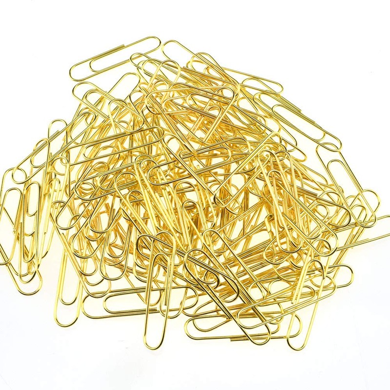HAHIYO Paper Clips Sturdy 1.3 inches Length 180 Pack Paperclips
