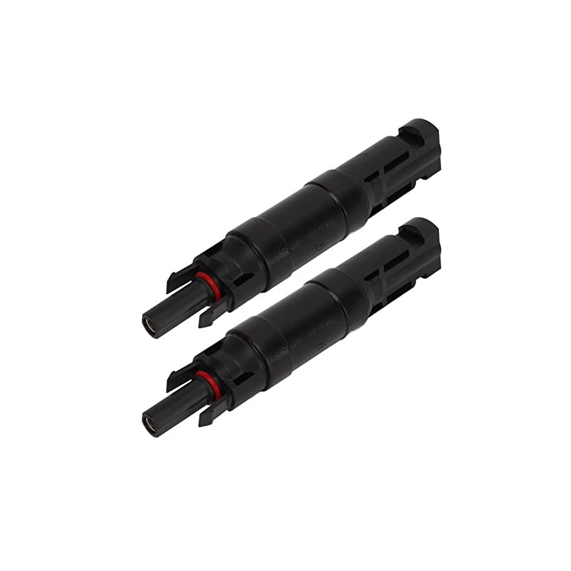 2 conectores solares, 20A IP67 resistente al agua MC4 portafusibles