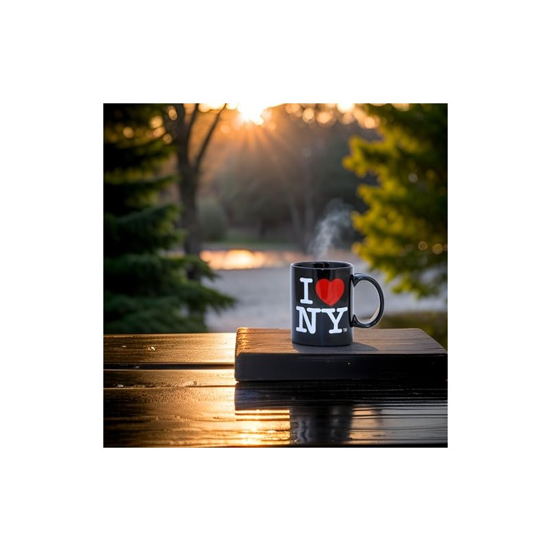 I Love NY Black 11oz. Mug