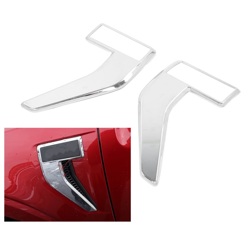 2Pcs Side Vent ABS Exquisite Exterior Body Stickers Strip Replacement