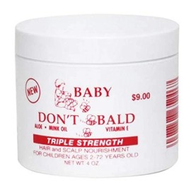 Baby Don't Be Bald Triple Strength Hair Growth 4oz Pack of 2