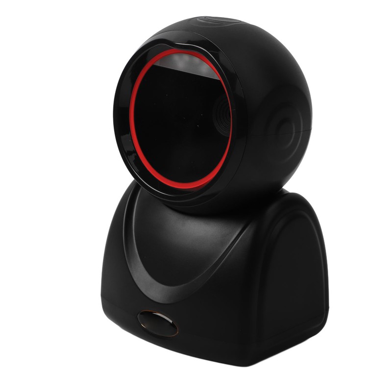 QR Barcode Scanner Omnidirectional Hands Free Automatic Sensing Barcode Scanner