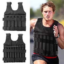 3/15/35kg Weight Training Suit Empty BagFitness Running Vest Adjustable WeightJacket Workout Equipment for Workout Jogging - Color: 1-20kg