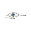 WOONEKY Fashionable Hair Clips 4pcs Evil Eye Hair Pin Set
