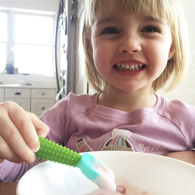 GoSili Silicone Spoon Set, Nontoxic and Dishwasher Safe, 2 Count