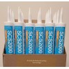 GE (12 PACK) GE SCS2009 - Silpruf, Dark Gray Color, 10.1 Fl Oz Cartridge