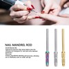 3pcs 3mm Nail Mandrel Stainless Steel Manicure Pedicure Mandrel Rods