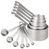 SPUVGVC Measuring Cups and Spoons Set, 18/10 Stainless Steel Measuring
