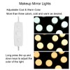 10 Bulbs Vanity LED Makeup Mirror Lights Dimmable Bulb Adjustable