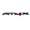 GMC 1PC Matte Black Red Rear Tailgate AT4X Emblems Badge