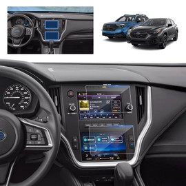 BSTW for Subaru STARLINK Dual 7" Screen Protector for Subaru Outback/Legacy/WRX/Impreza/Crosstrek/Forester Base Dual 7" Display 9H Tempered Glass Protective Film