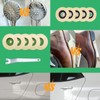 Yauhar 11Pcs Wool Buffing Polishing Wheel Set Contains 4-1/2 x