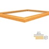 Alison Kingsgate Oak 8x6 Mount Frame With Perspex Sheet &