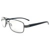 Incredible Bargains The Lincoln Rectangular Reading Glasses, Rectangle Metal Frame