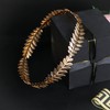 Rivertree Roman Emperor Crown Laurel Wreath Gold Leaf Headband Costume