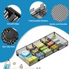 Marbrasse Expandable Desk Drawer Organizer, Mesh Drawer Organizer Tray with