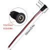 LUORNG 5Pcs 10A DC-099 Power Jack Cord Socket Threaded Female