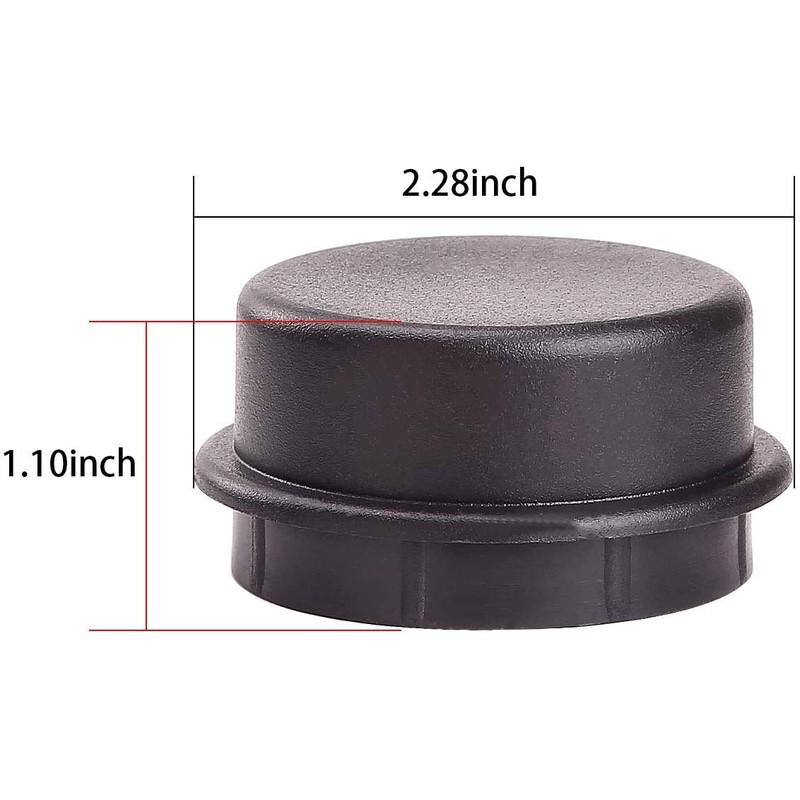 10L0L Golf-Cart 2Pcs Front Hub Dust Caps-Cover Plastic for Club
