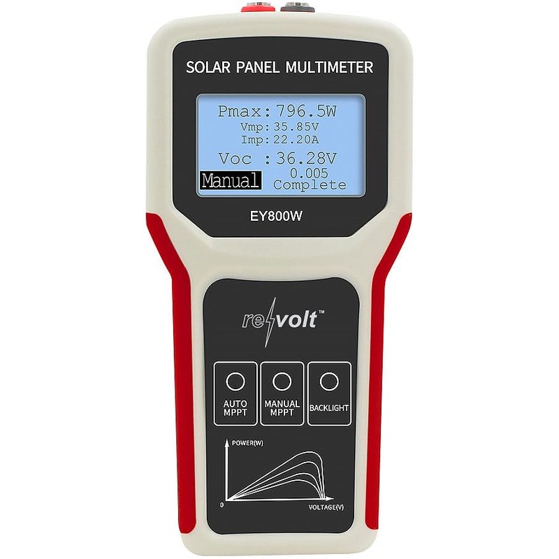 revolt Solar Panel Tester: Digital Solar Panel Multimeter Up to