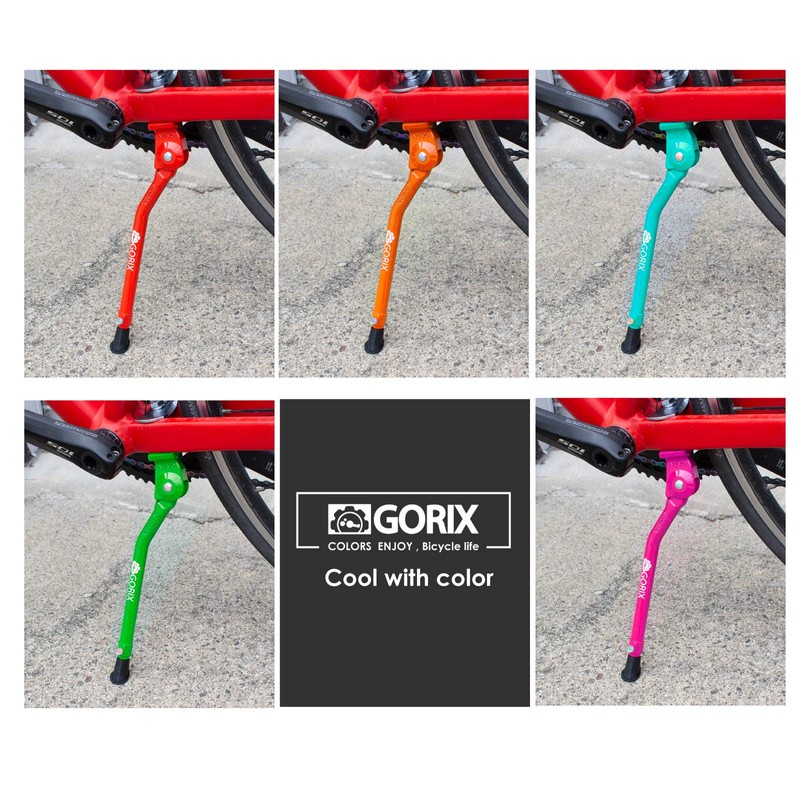 GORIX (GX-KC22AAJ-Z) Smart Bicycle Kickstand Center Stand, Lightweight, Compatible with