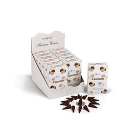 Stamford 37212 Coconut Incense, 15 Cones x 12 Packs, Black, One Size