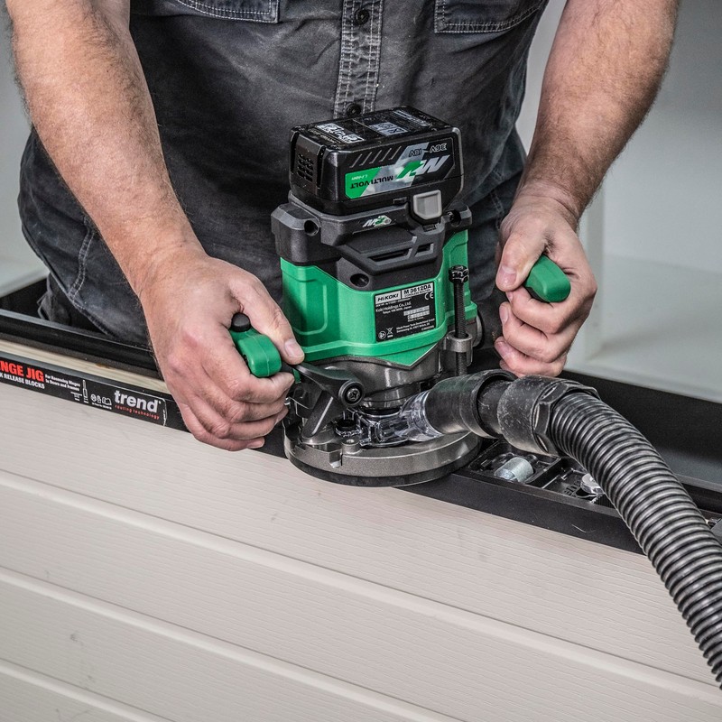 Trend Universal Plunge Router Sub-Base, 150mm, Enhanced Compatibility for 1/4