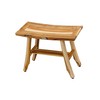 EcoDecors Satori Shower Bench, Natural, 24Lx12Wx18.5T