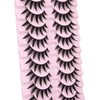 False Eyelashes 10 Pairs Manga Lashes Japanese Style Anime Lashes